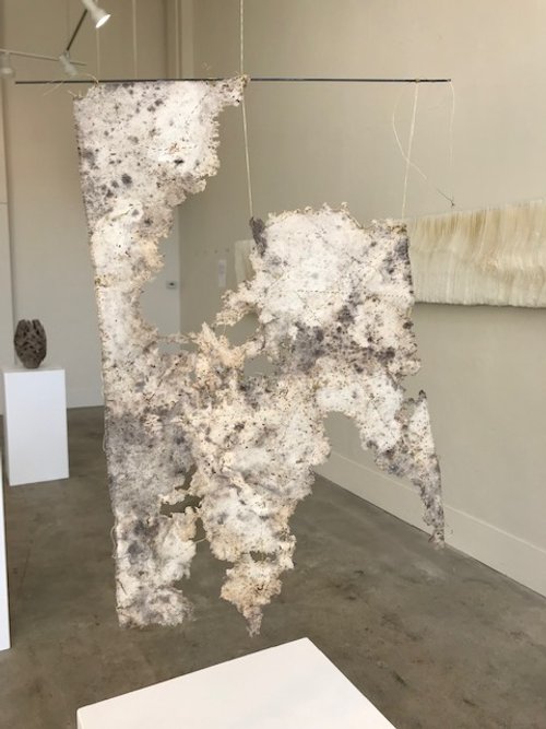  installation view,   Fieldwork / Mending 2    Perry and Carlson Gallery, Mt. Vernon, WA  2019 