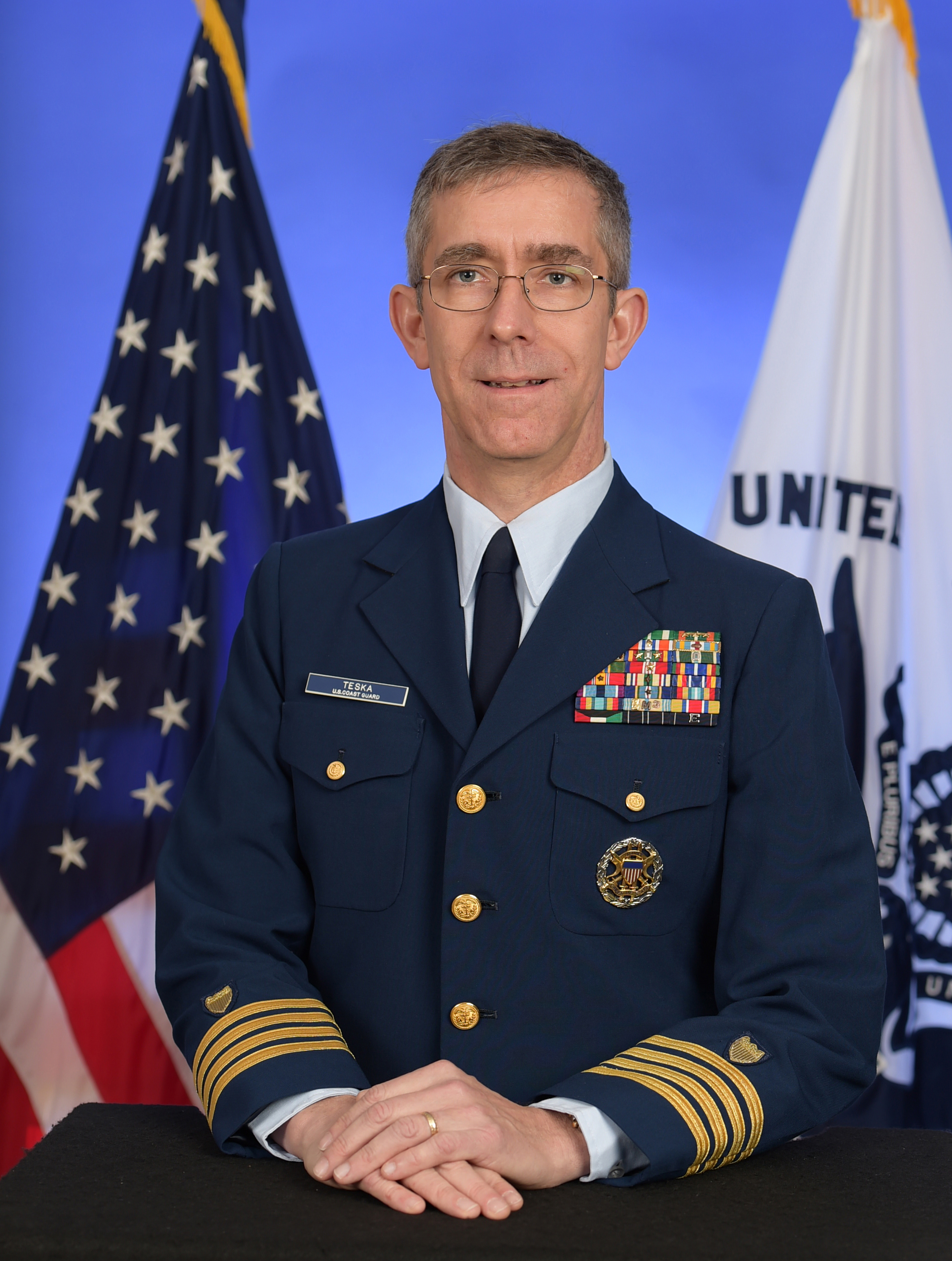 David L. Teska, captain, U.S. Coast Guard Reserve