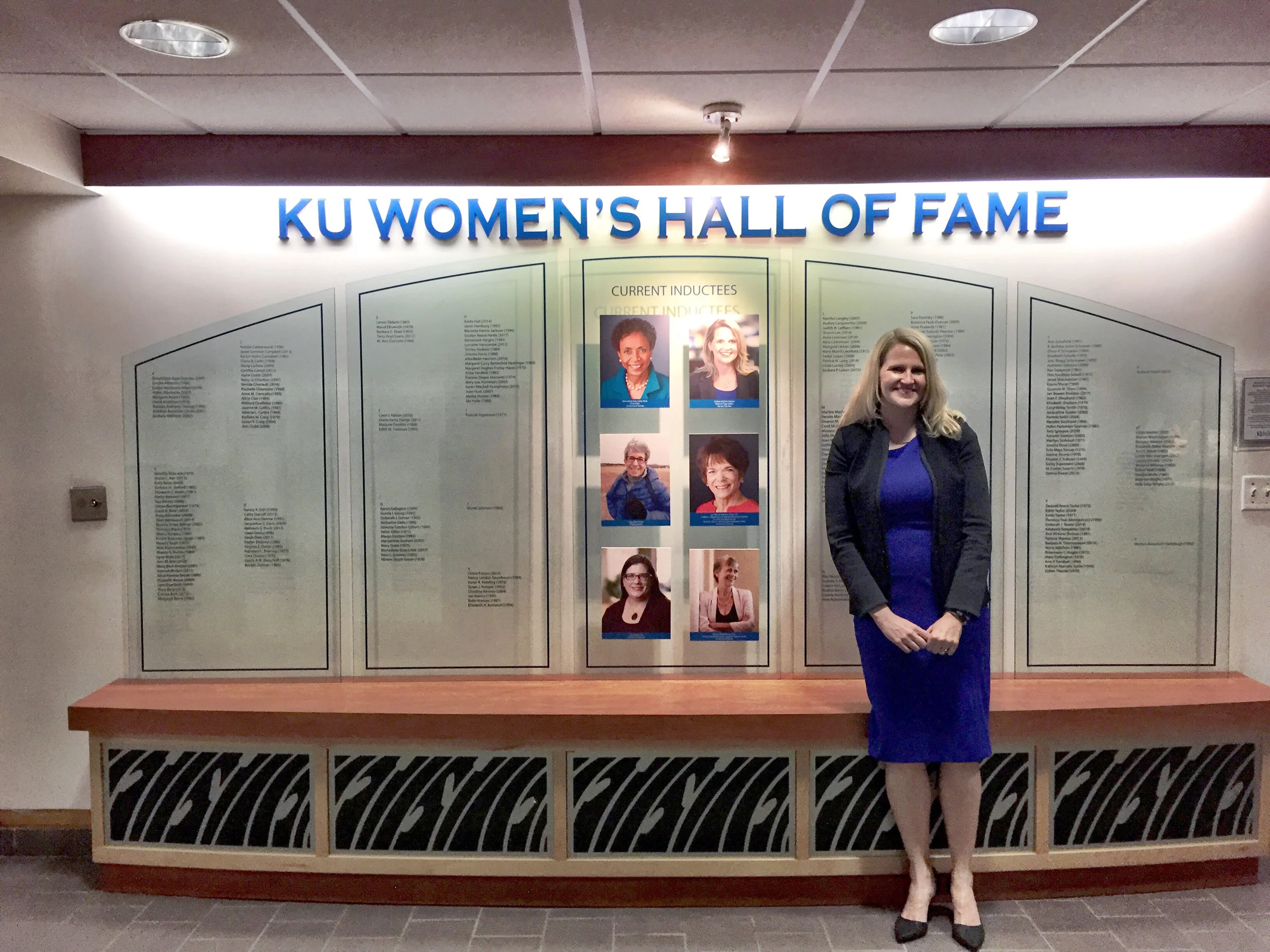 Colleen McCain Nelson (j'97) was inducted into the KU Women's Hall of Fame in April. Nelson is a Pulitzer Prize-winning journalist and former political reporter. She currently is vice president and editorial page editor at the Kansas City Star.