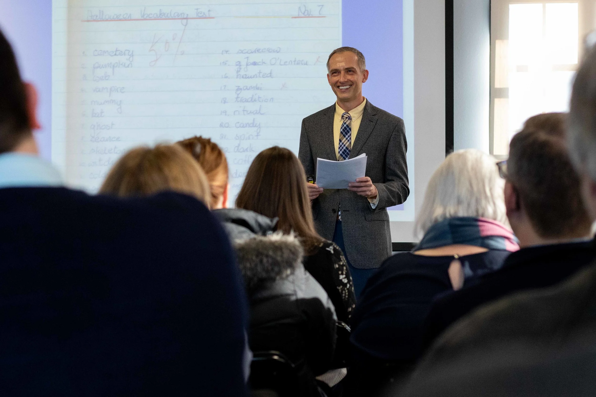 Associate Professor Peter Bobkowski delivered the Budig Teaching lecture in March.