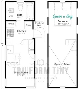 Example Floorplan:  24' KOOTENAY