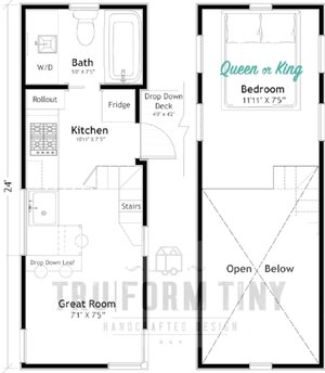 Example Floorplan: 24' KOOTENAY