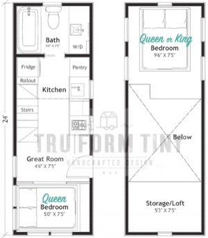 Tiny house made on floorplanner.com