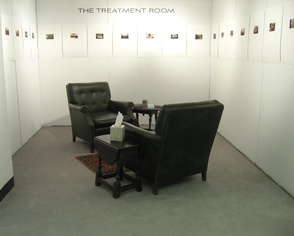 Installation of The Treatment Room, The Artist Project, Art Chicago 2008