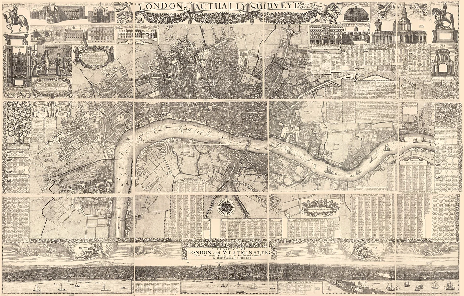 William Morgan's 1682 Map of London
