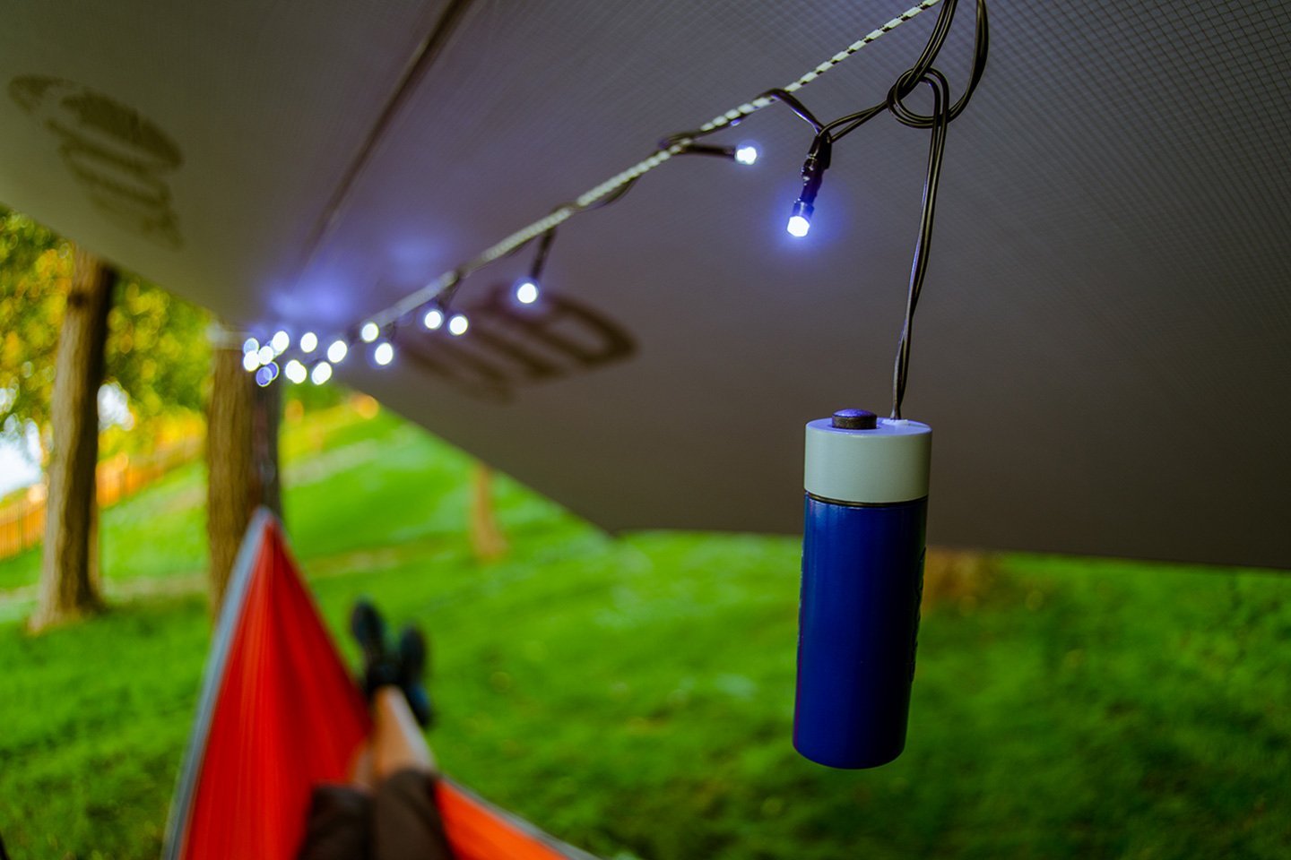 Eno Eagles Nest Outfitters-Twilight Blue//Green DEL Light String Camp Lighting