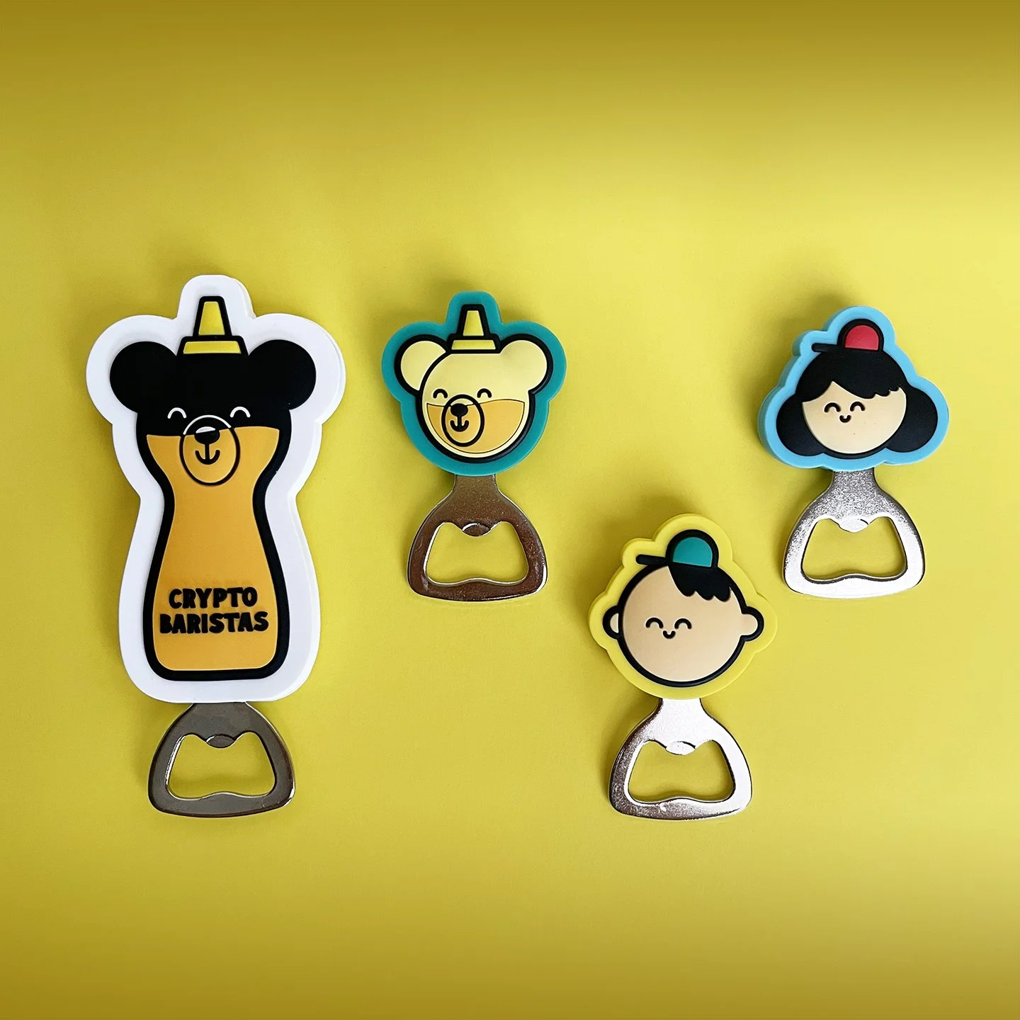 Crypto Baristas - Bottle Openers — The Art Porfolio of Tony Bui