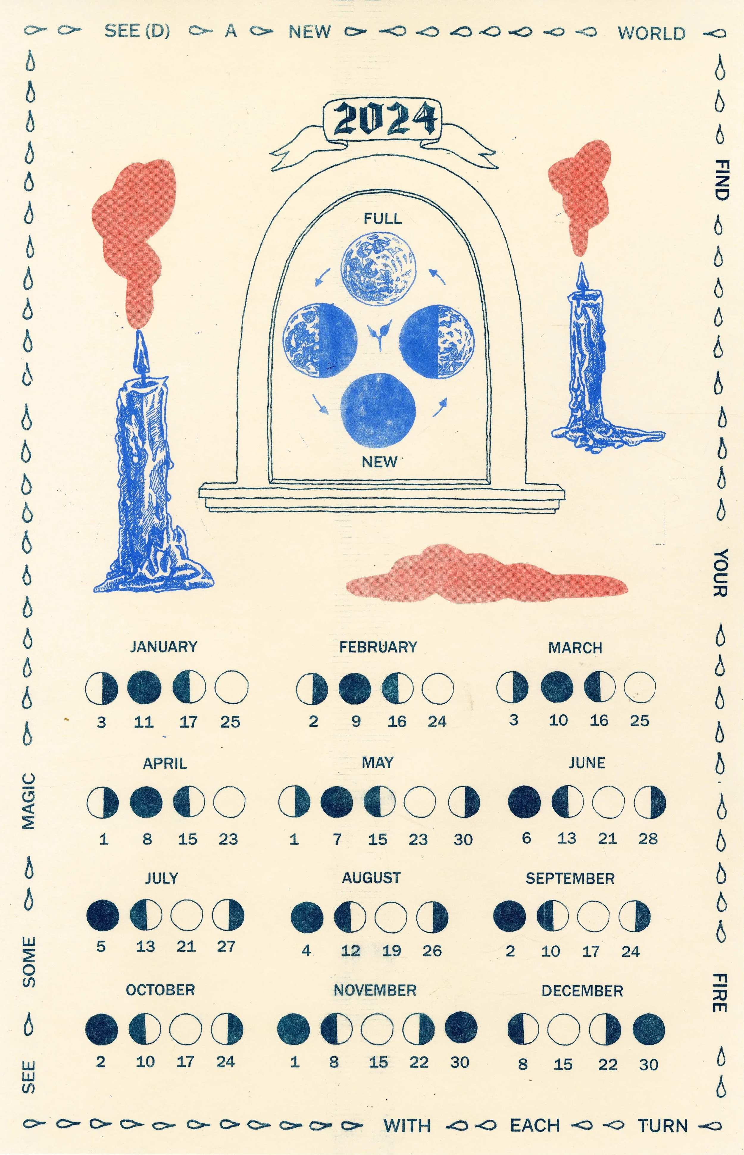 2024 Moon Phase Calendar 