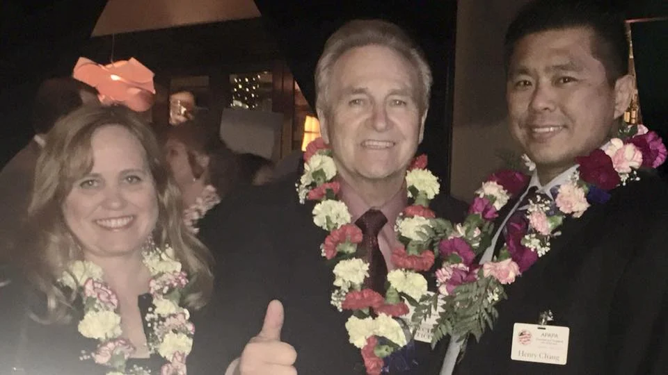 Charlotte Danielsson with California State Senator Jim Nielsen