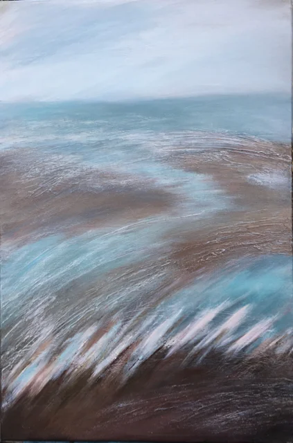 Seascape left diptych