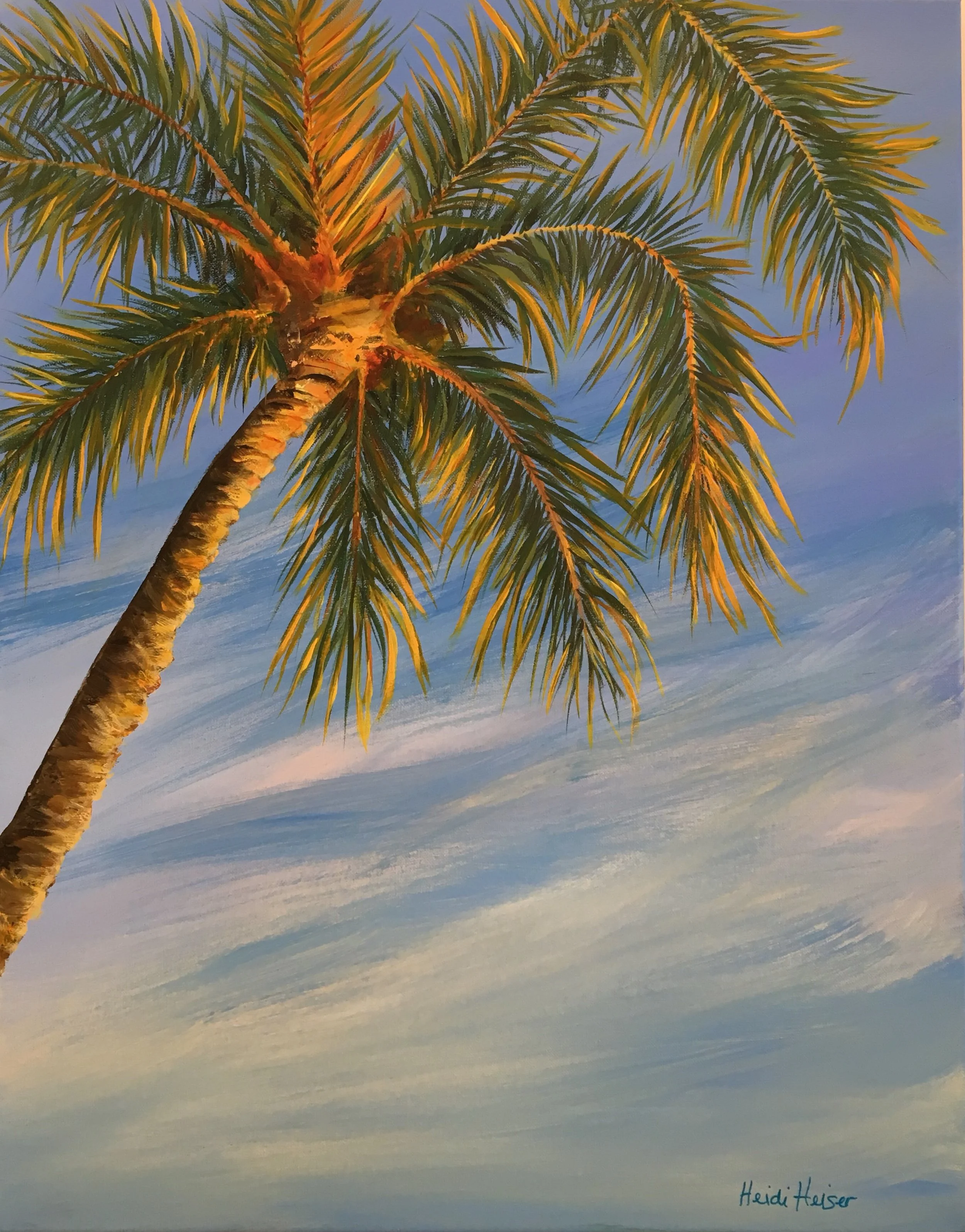 Sun Kissed Palm