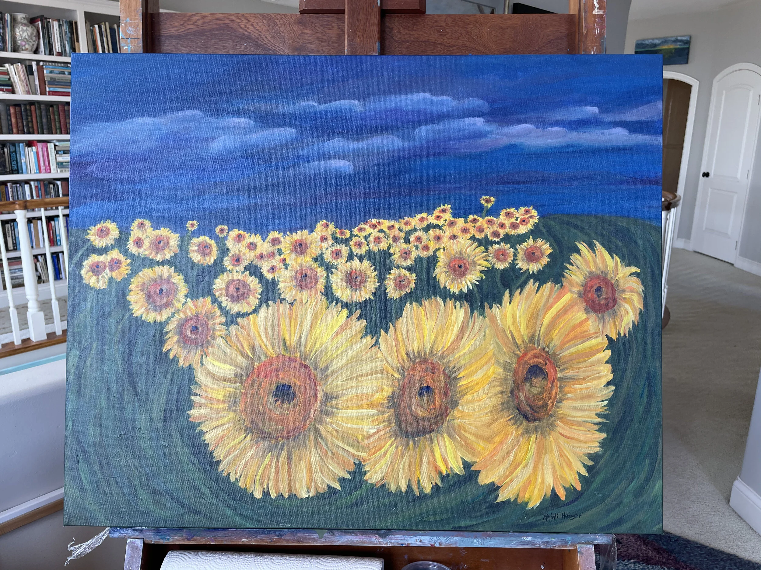 sunflowers in a field 30x24ea.jpeg