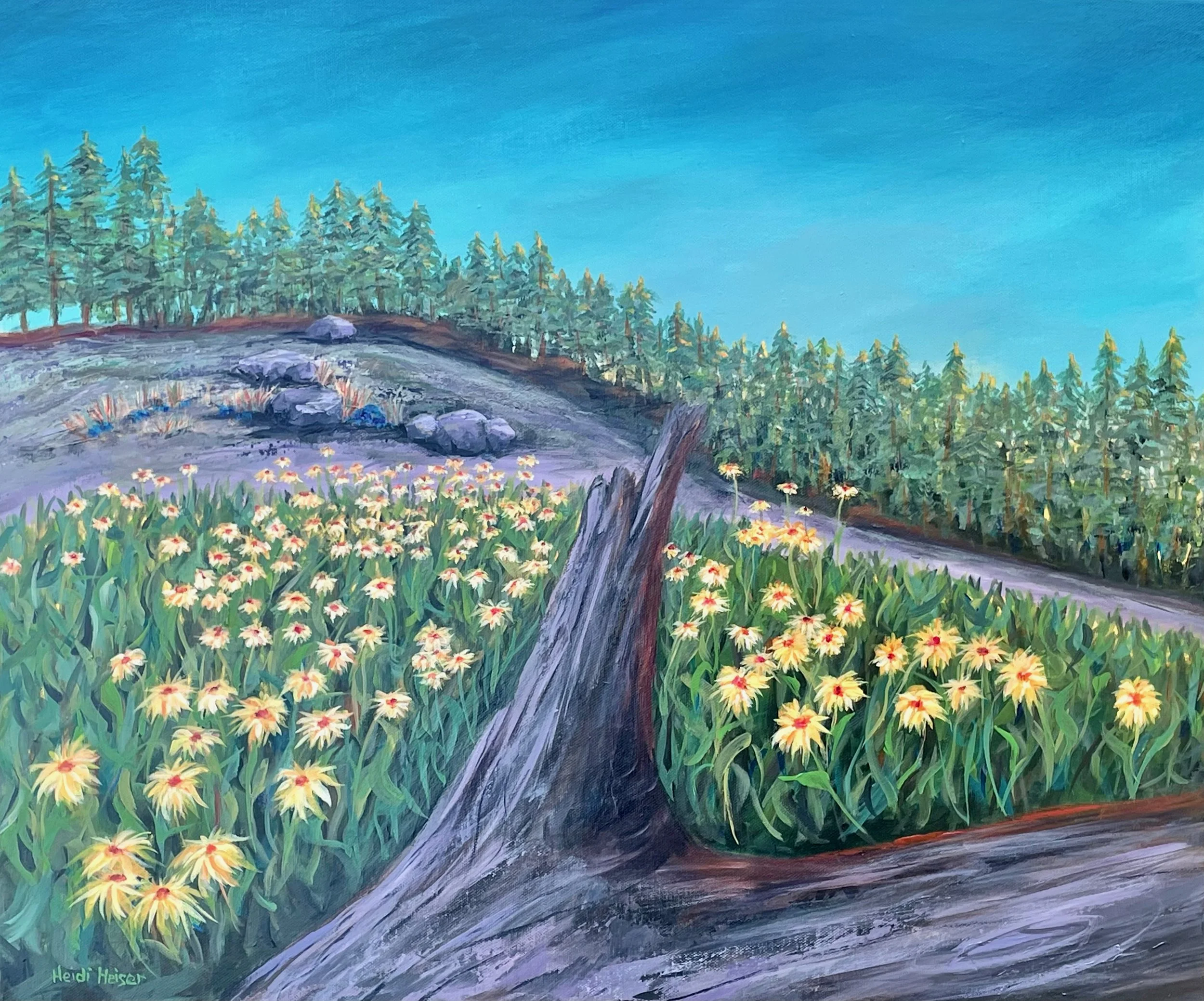 Wildflowers in a Sierra Meadow24x20 - 3.jpeg