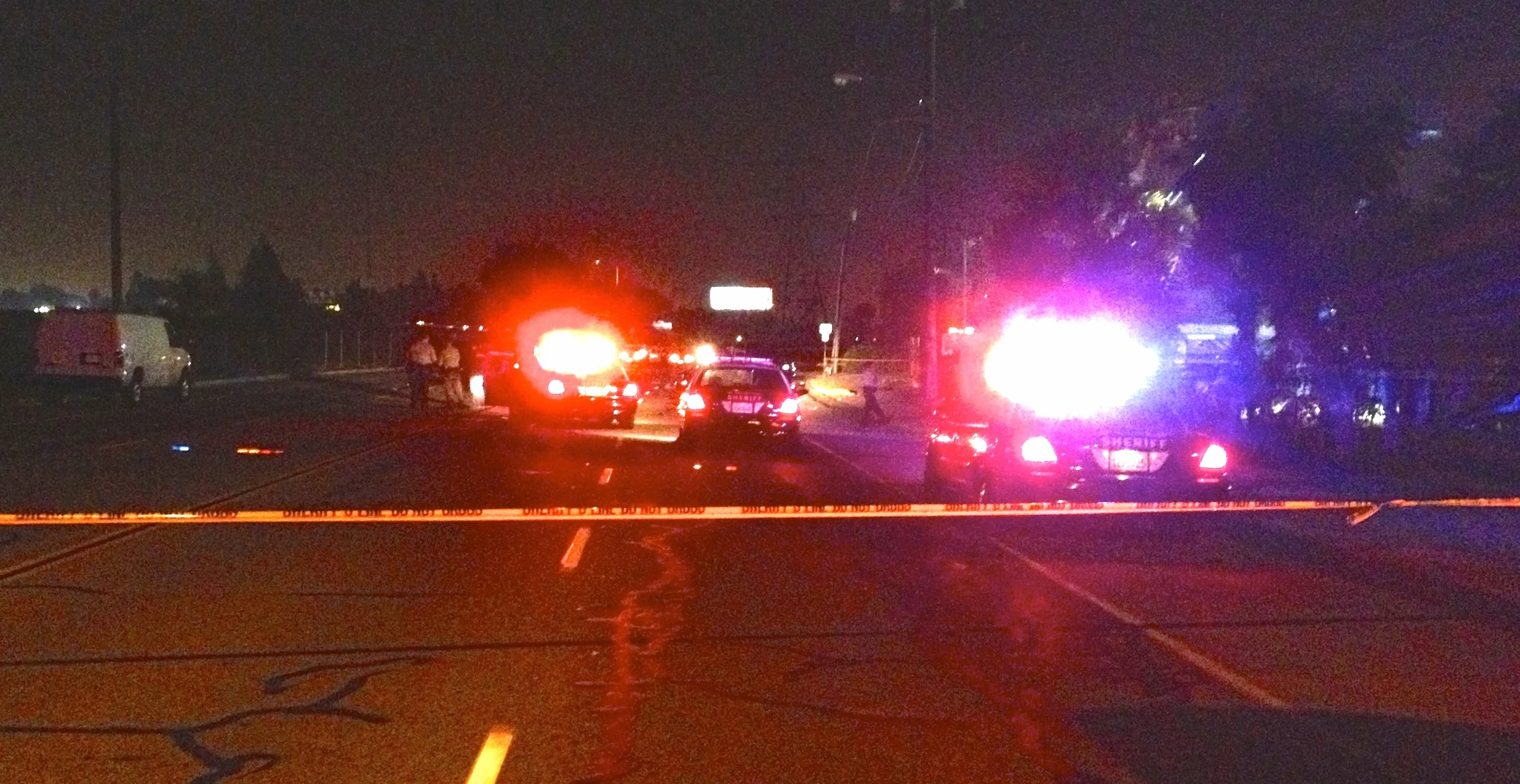 This is the not the scene of the accident