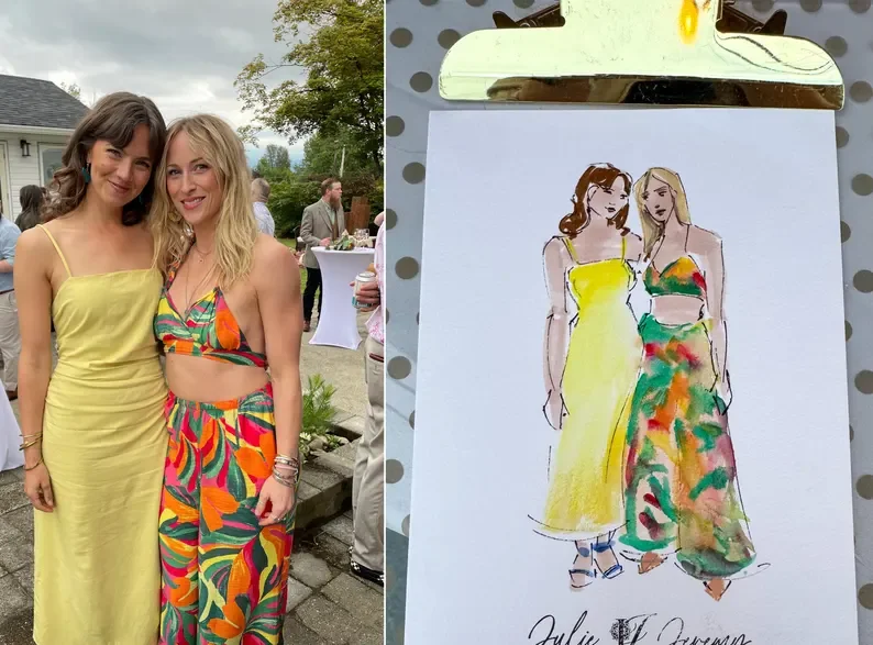 Custom Guest Sketches from Photo