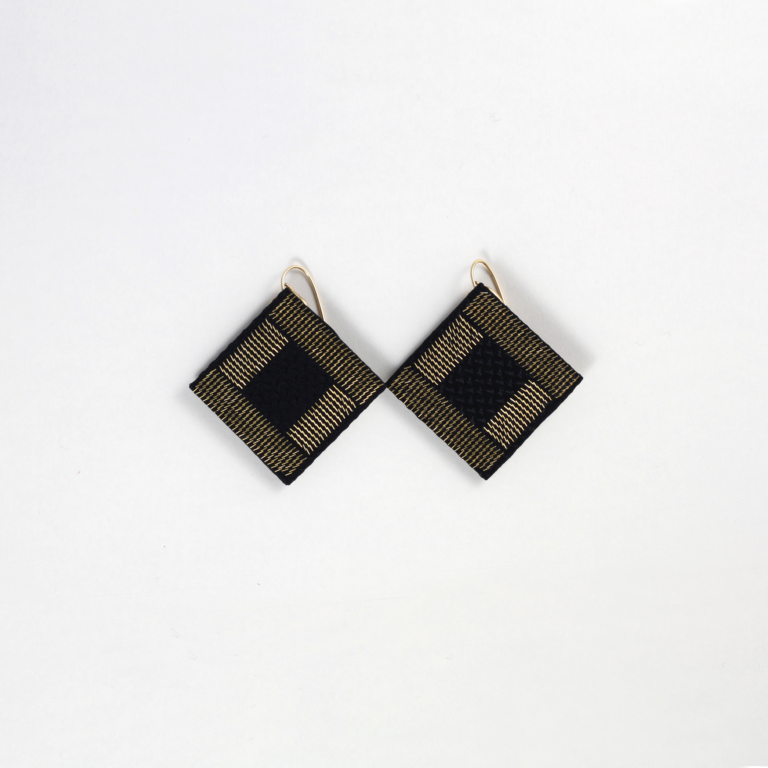 Drop-Down-Earrings-Black-Silk-Gold-Metal-CPU-Isabel-Wong.JPG