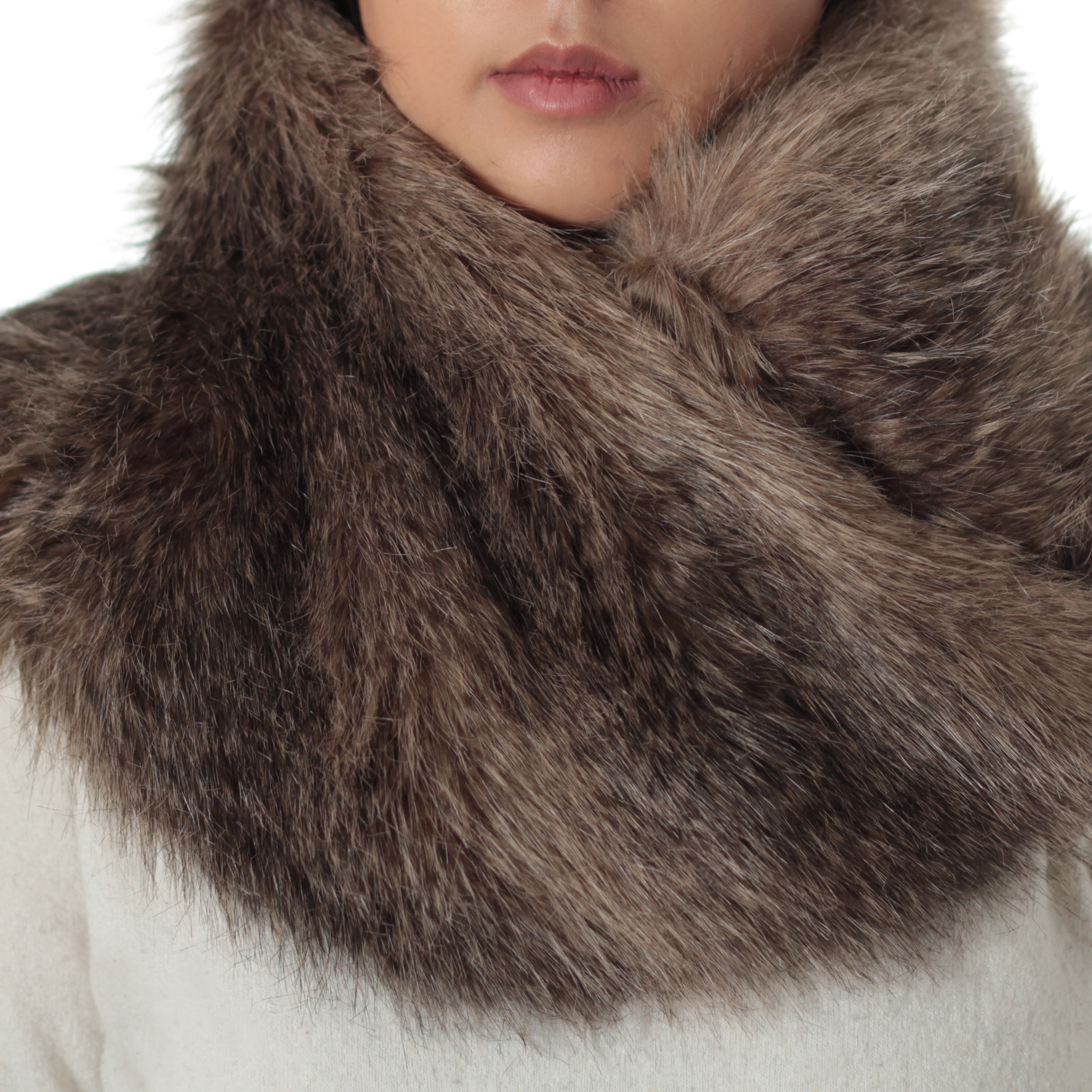 Infinity Snood Faux Fur Wolf — Isabel Wong