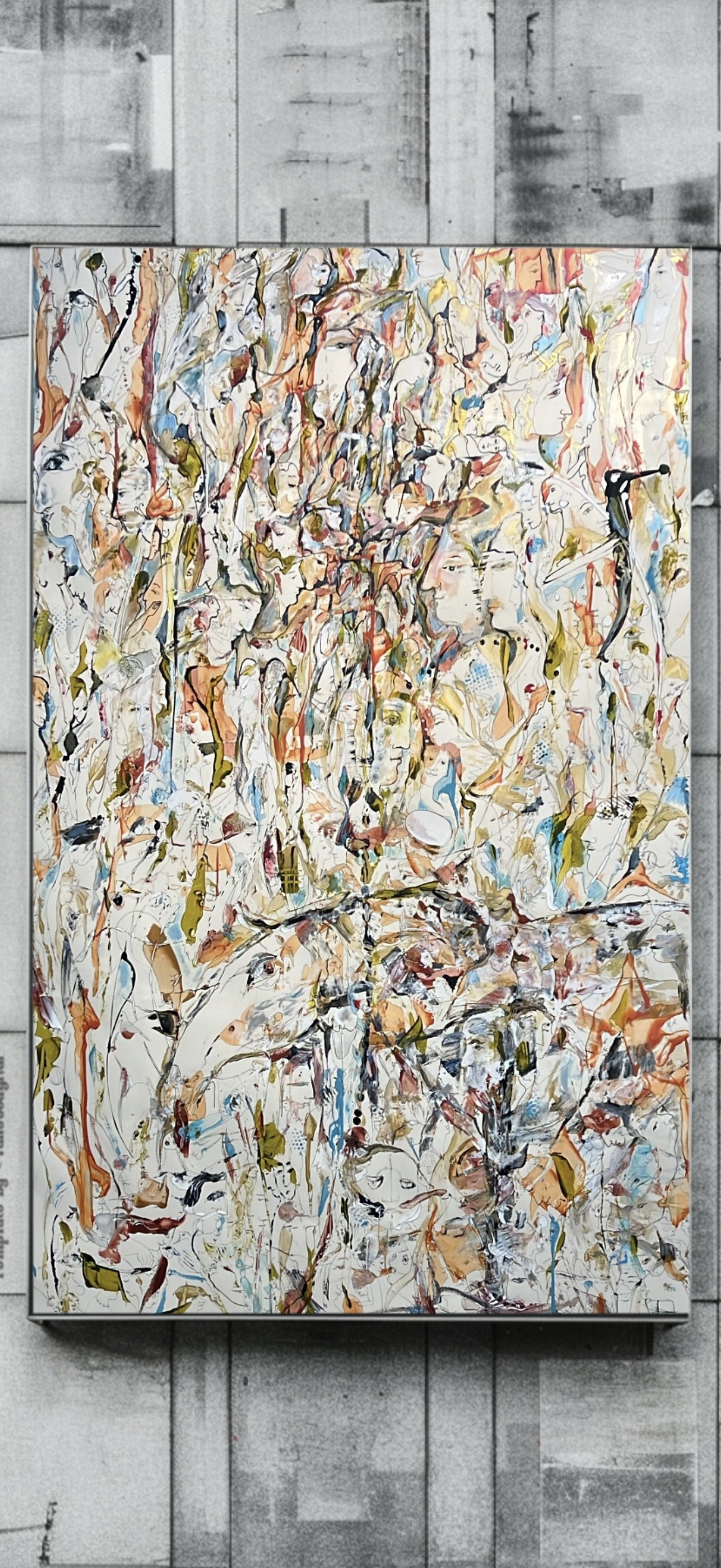 The Land of Dreams and Wisdom, framed on the wall simulation