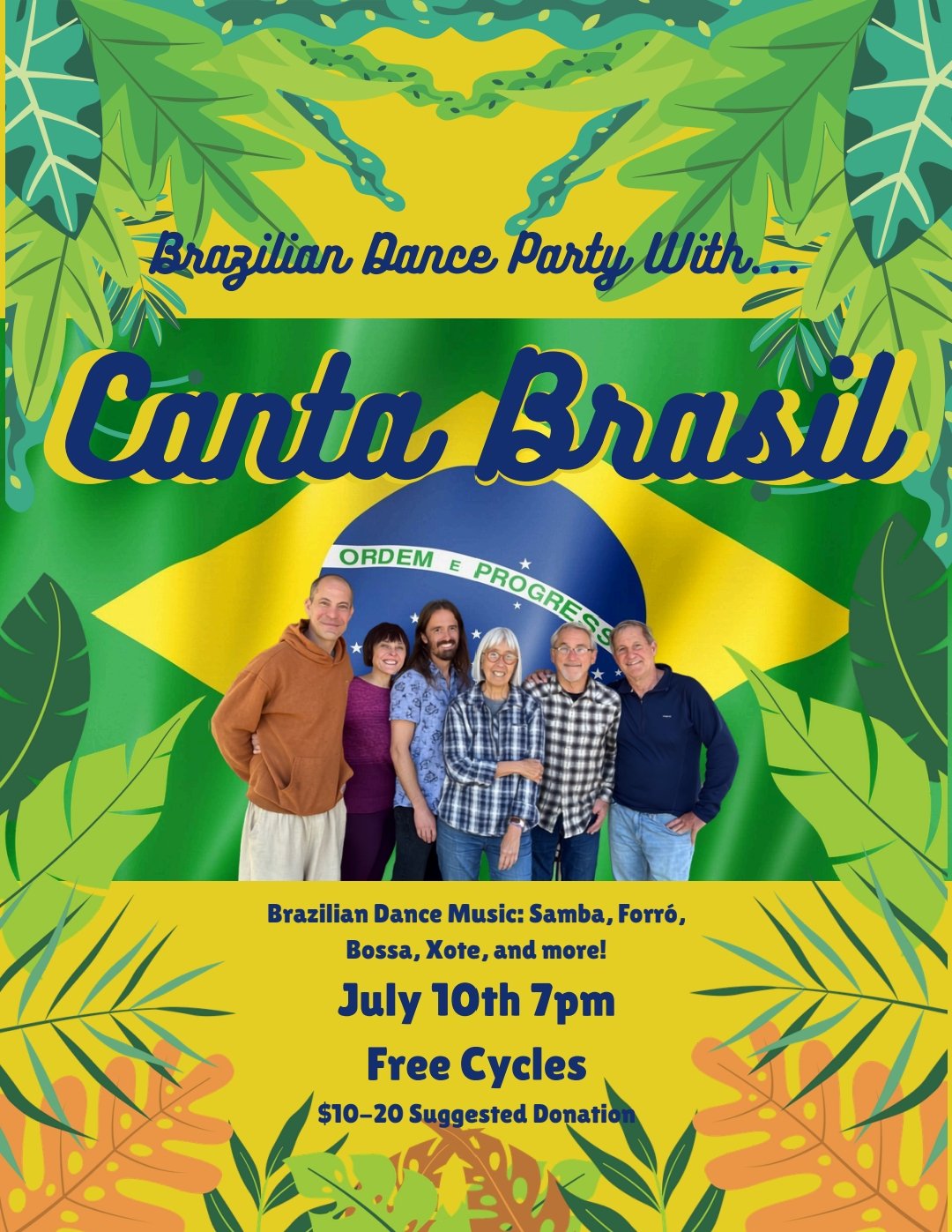 Live music with Canta Brasil! 
