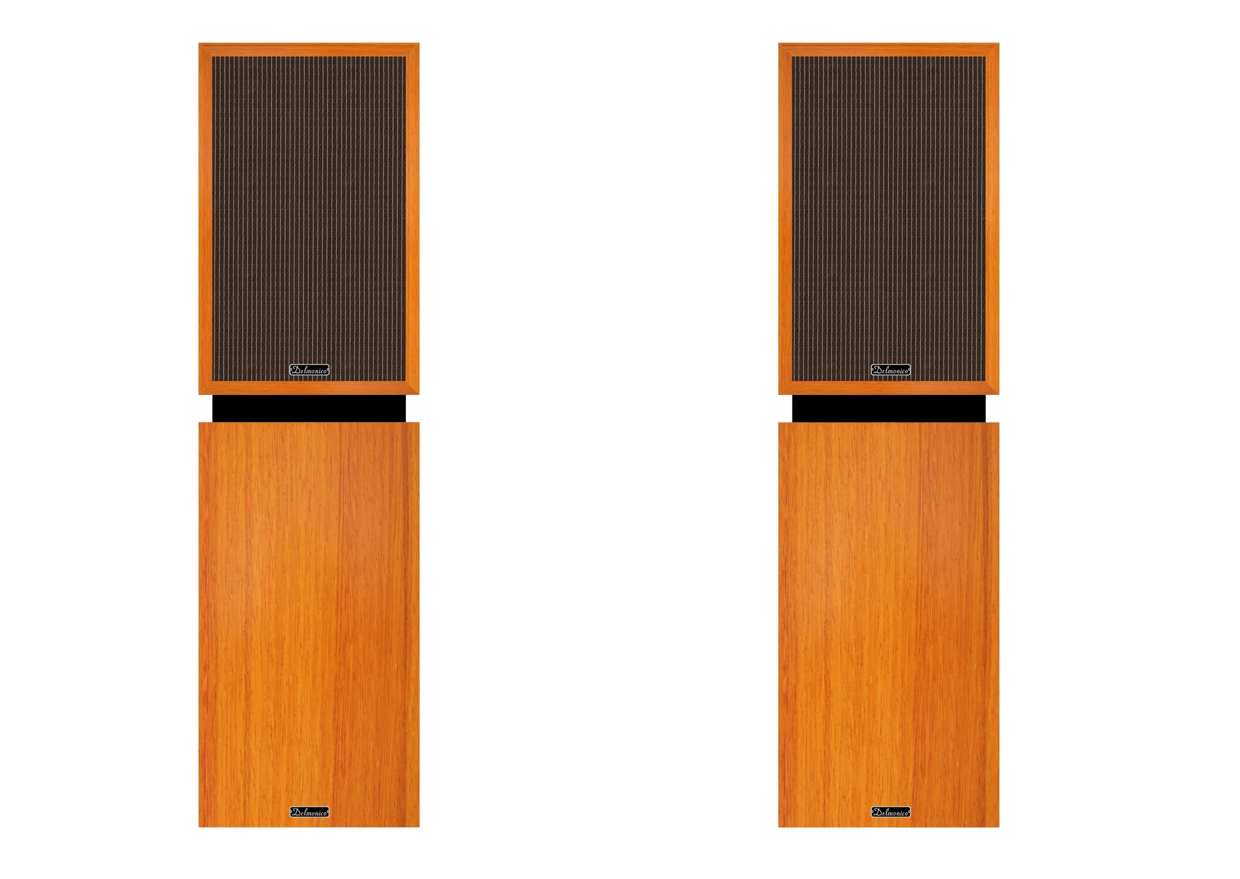 Small loudspeakers on optional stands