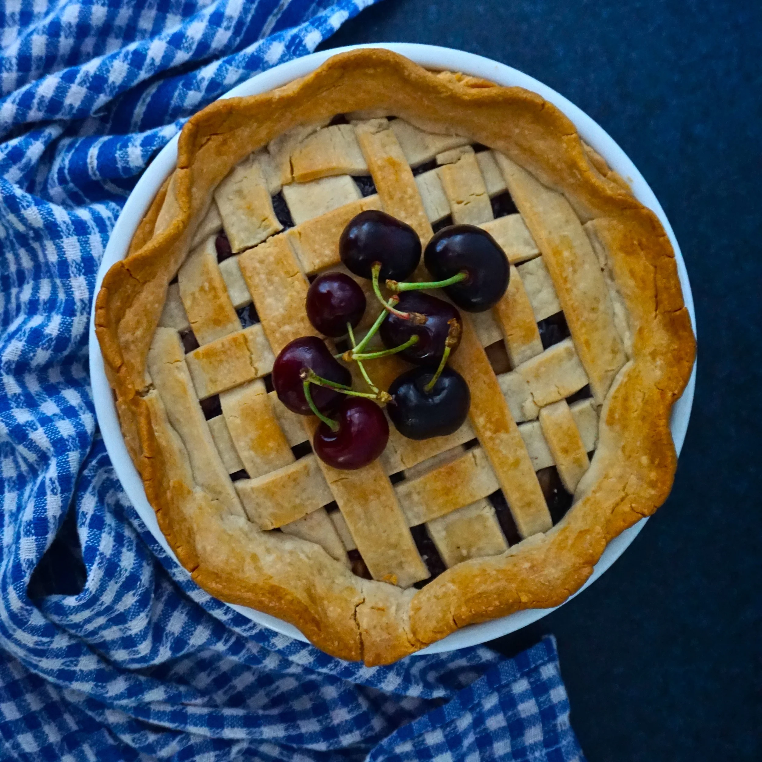 Easy Gluten Free Vegan Cherry Pie