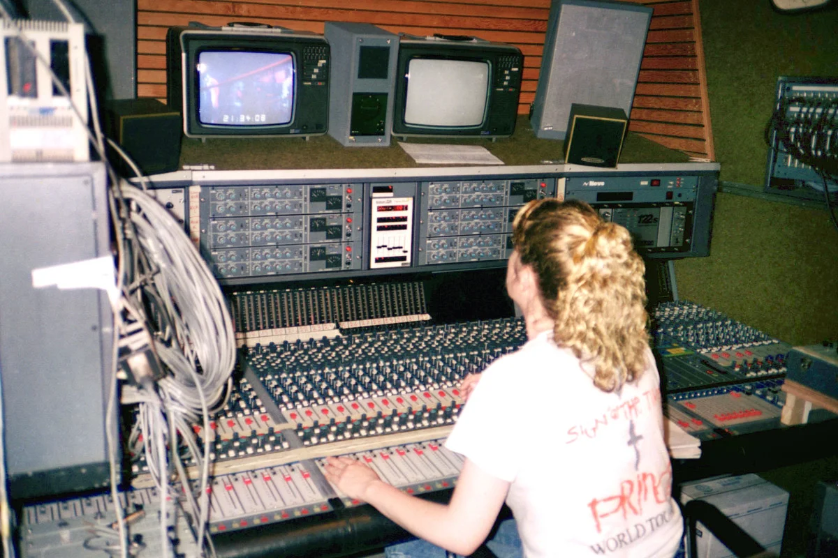 Susan in Prince’s studio