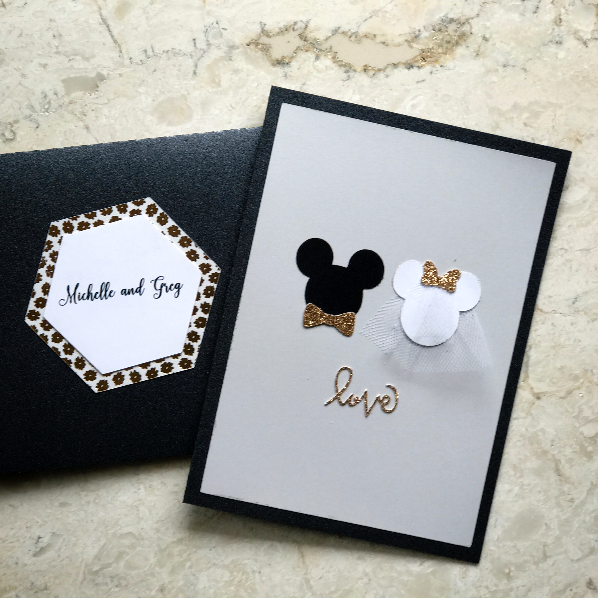 Disney Lover Wedding Card