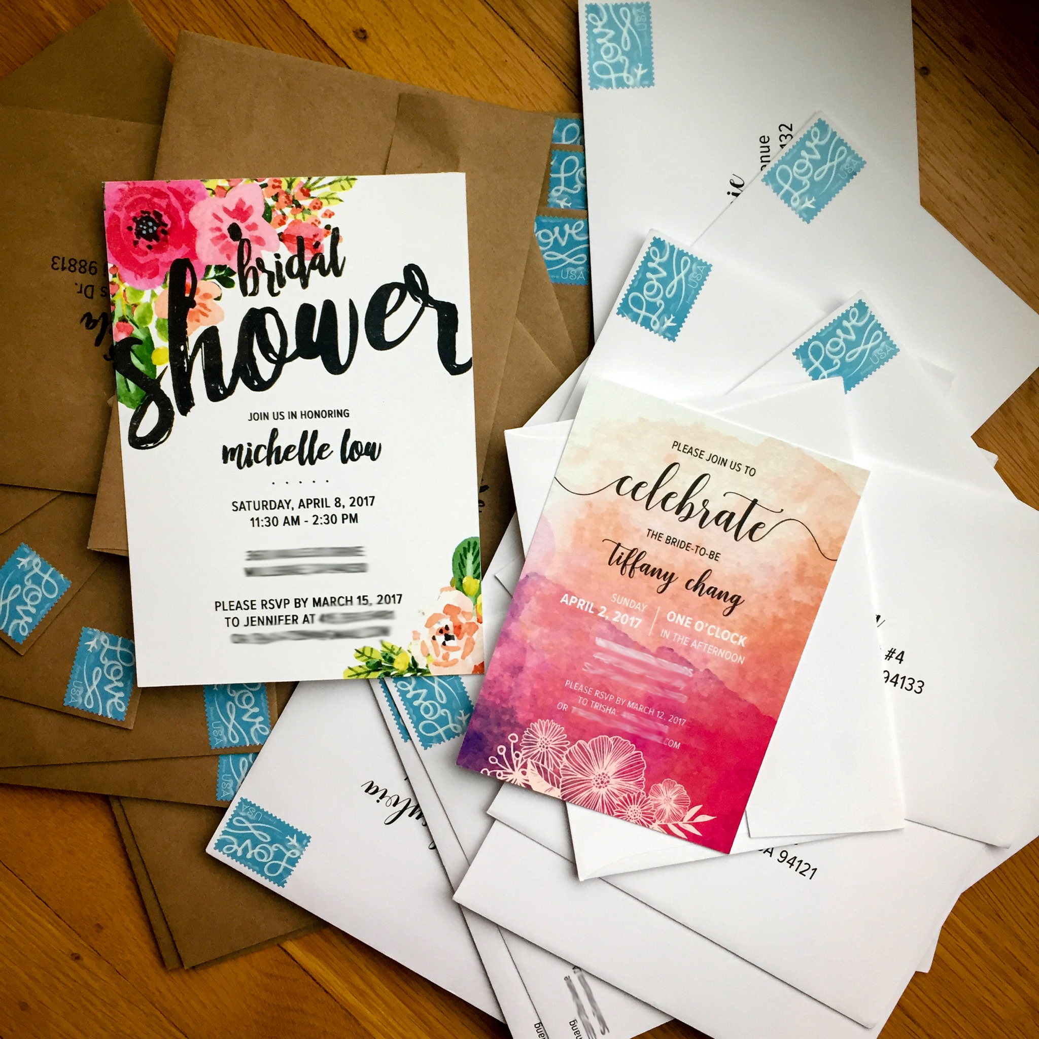 Bridal Shower Invites
