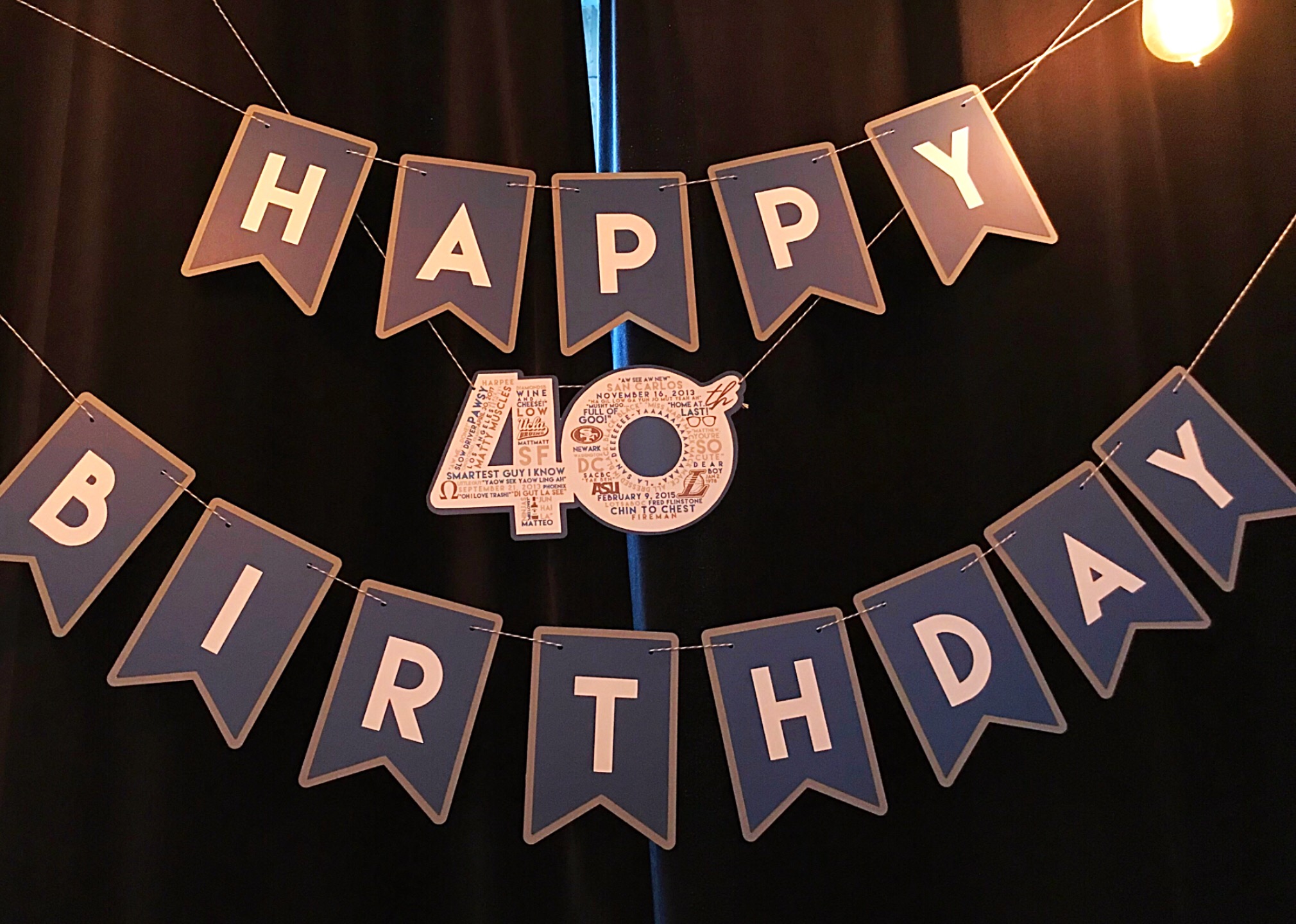 Surprise 40th Banner