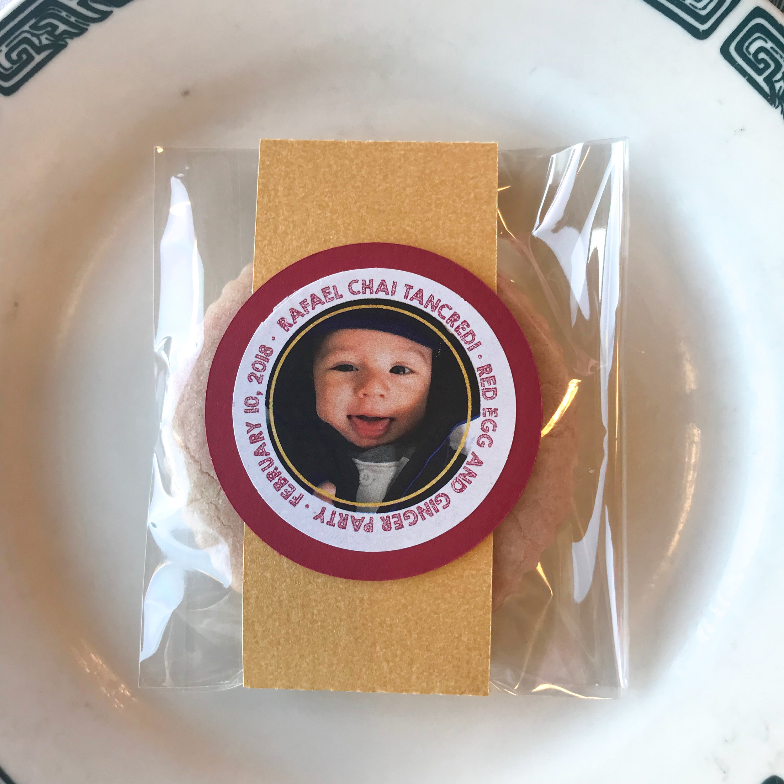 Red Egg Cookie Packaging