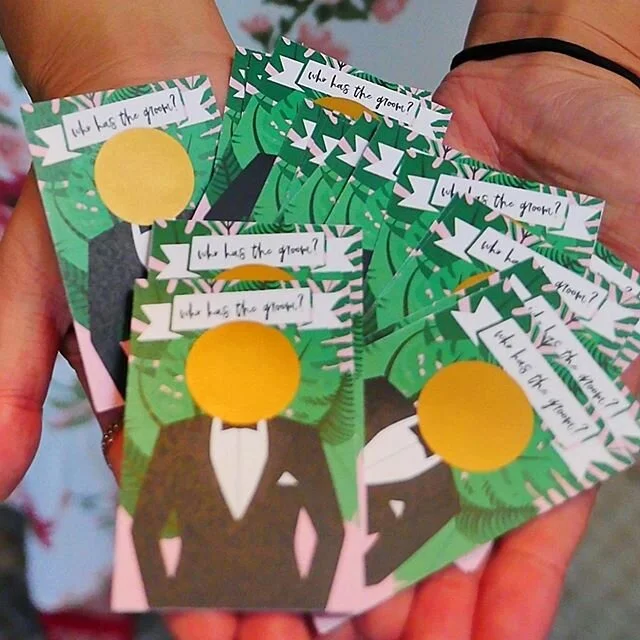 Who has the groom??? Swipe right to see the results 👰🏻🤵🏻a quick and easy bridal shower game