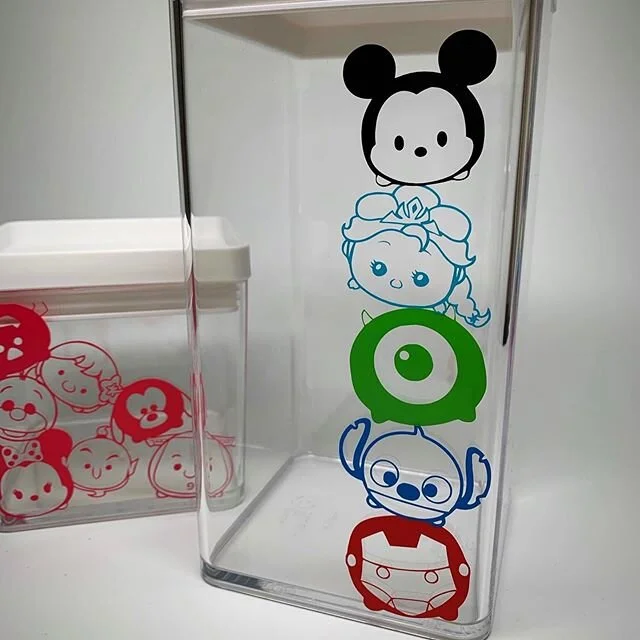 Rolling into the weekend with these custom Disney Tsum Tsum containers!