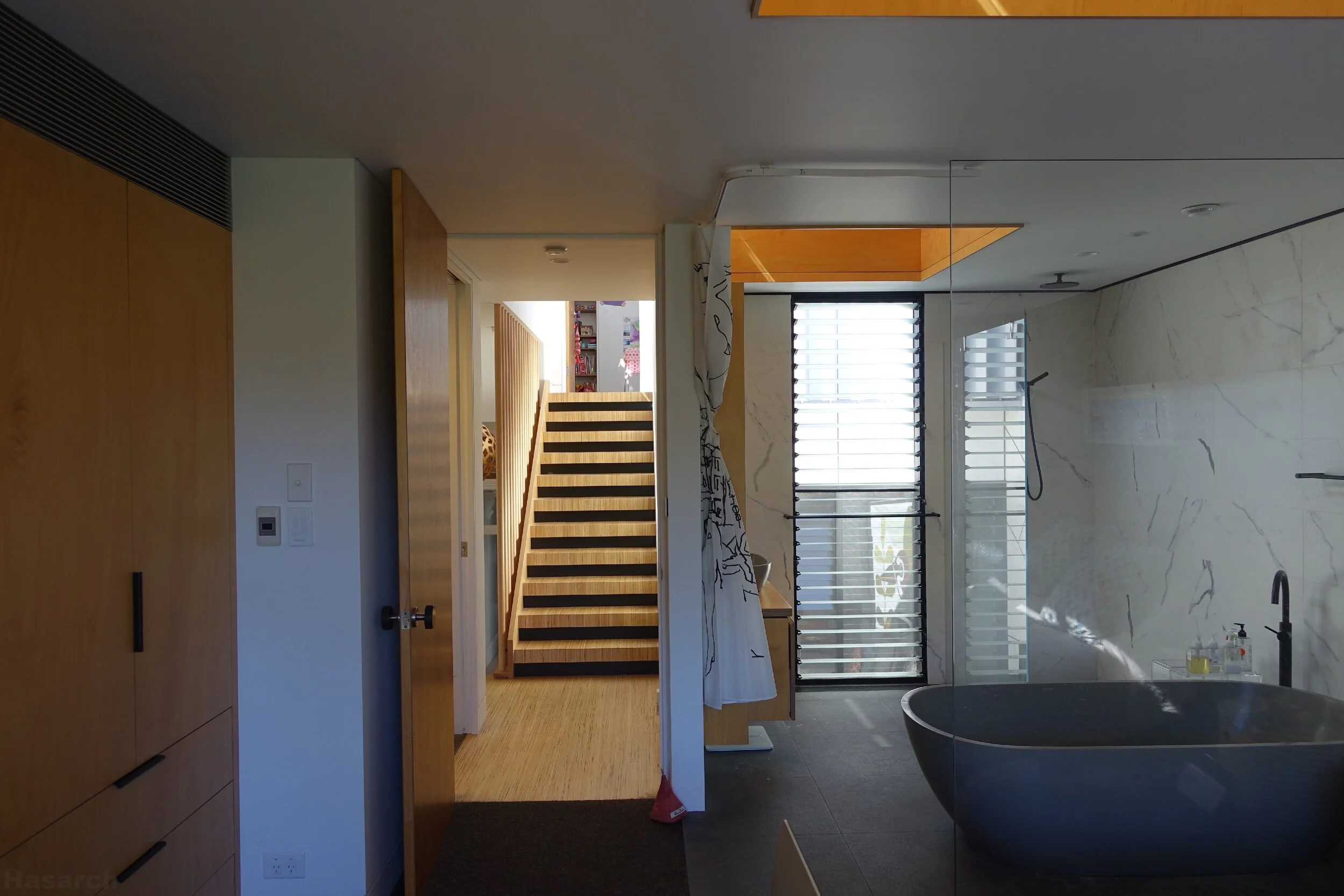  main bath over internal courtyard   