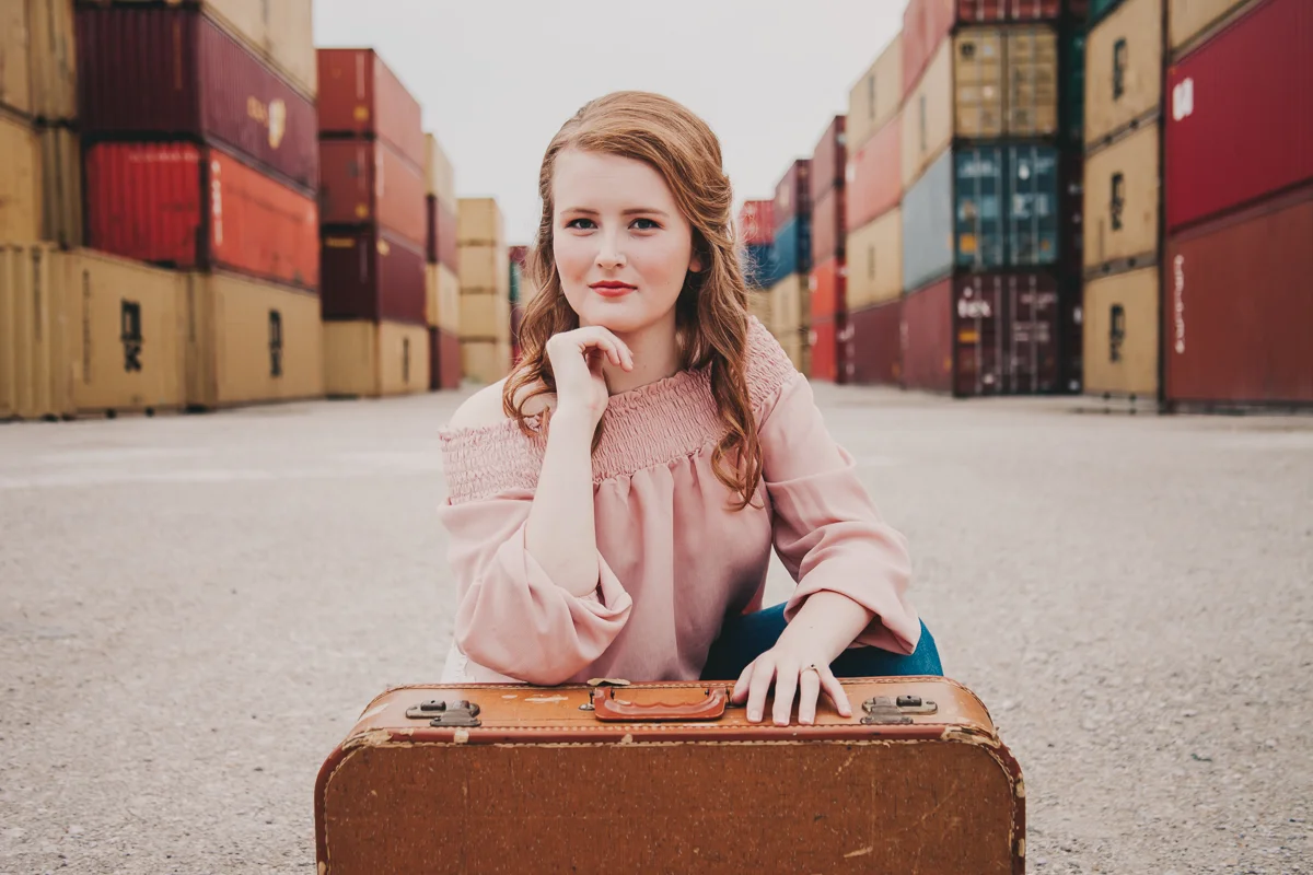 Anne | Kansas City Senior Photography in the Historic West Bottoms by Merry Ohler