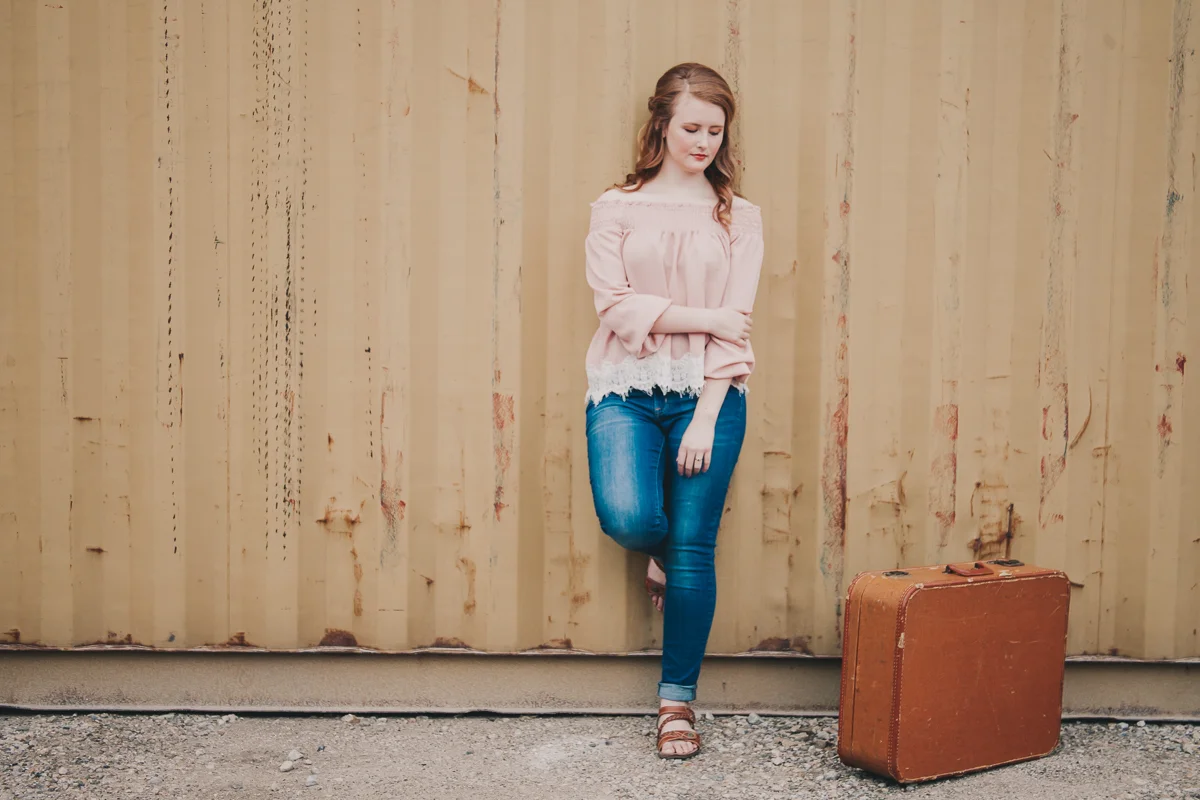 Anne | Kansas City Senior Photography in Historic West Bottoms by Merry Ohler
