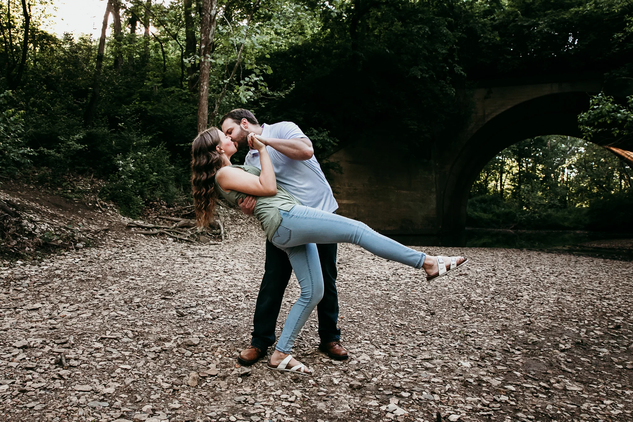 Matt & Kara | Kansas City Engagement Photography at Rush Creek by Merry Ohler | Kansas City Wedding Photographer