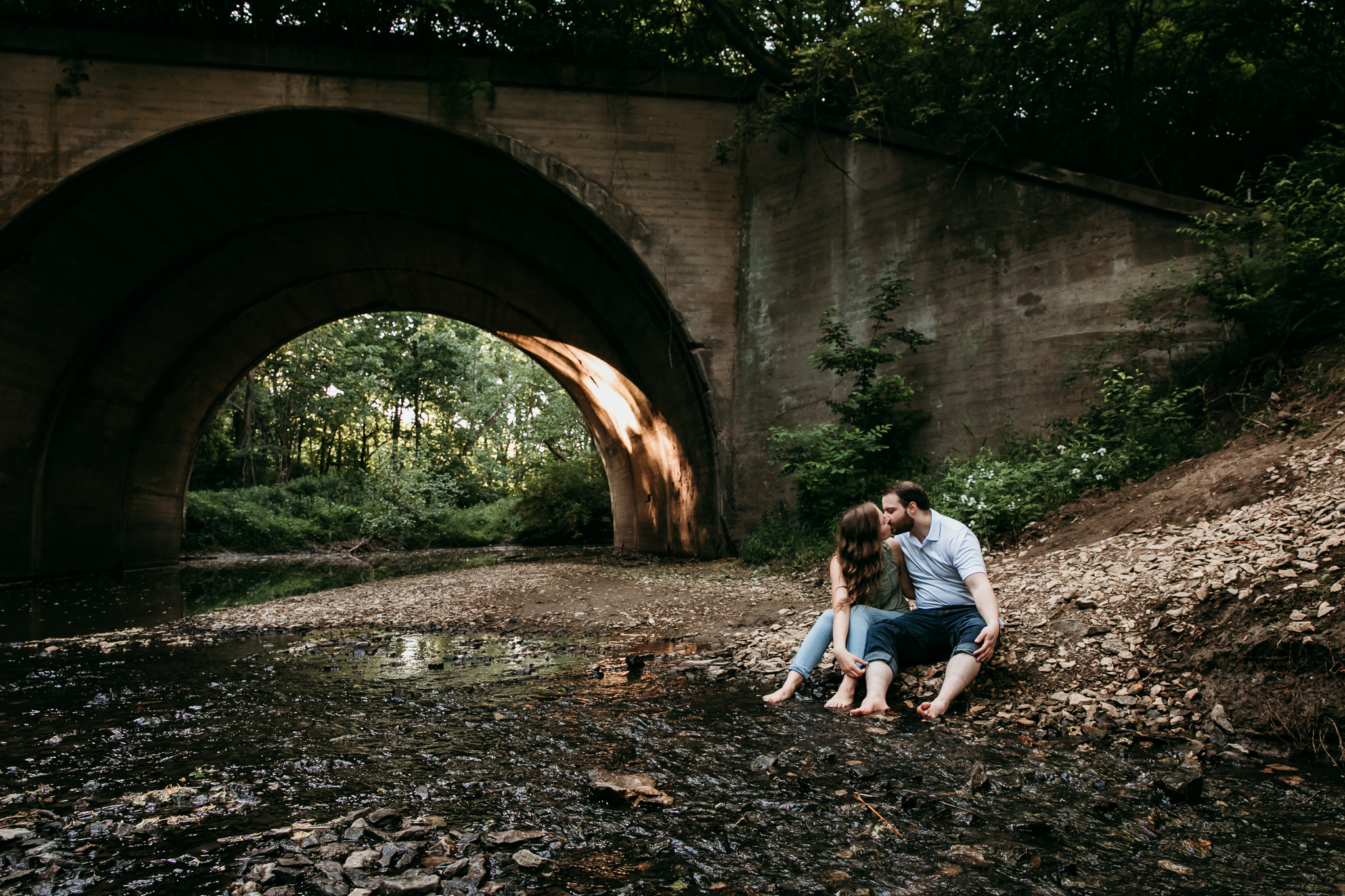 Matt & Kara | Kansas City Engagement Photography in Forest by Merry Ohler | Kansas City Wedding Photographer