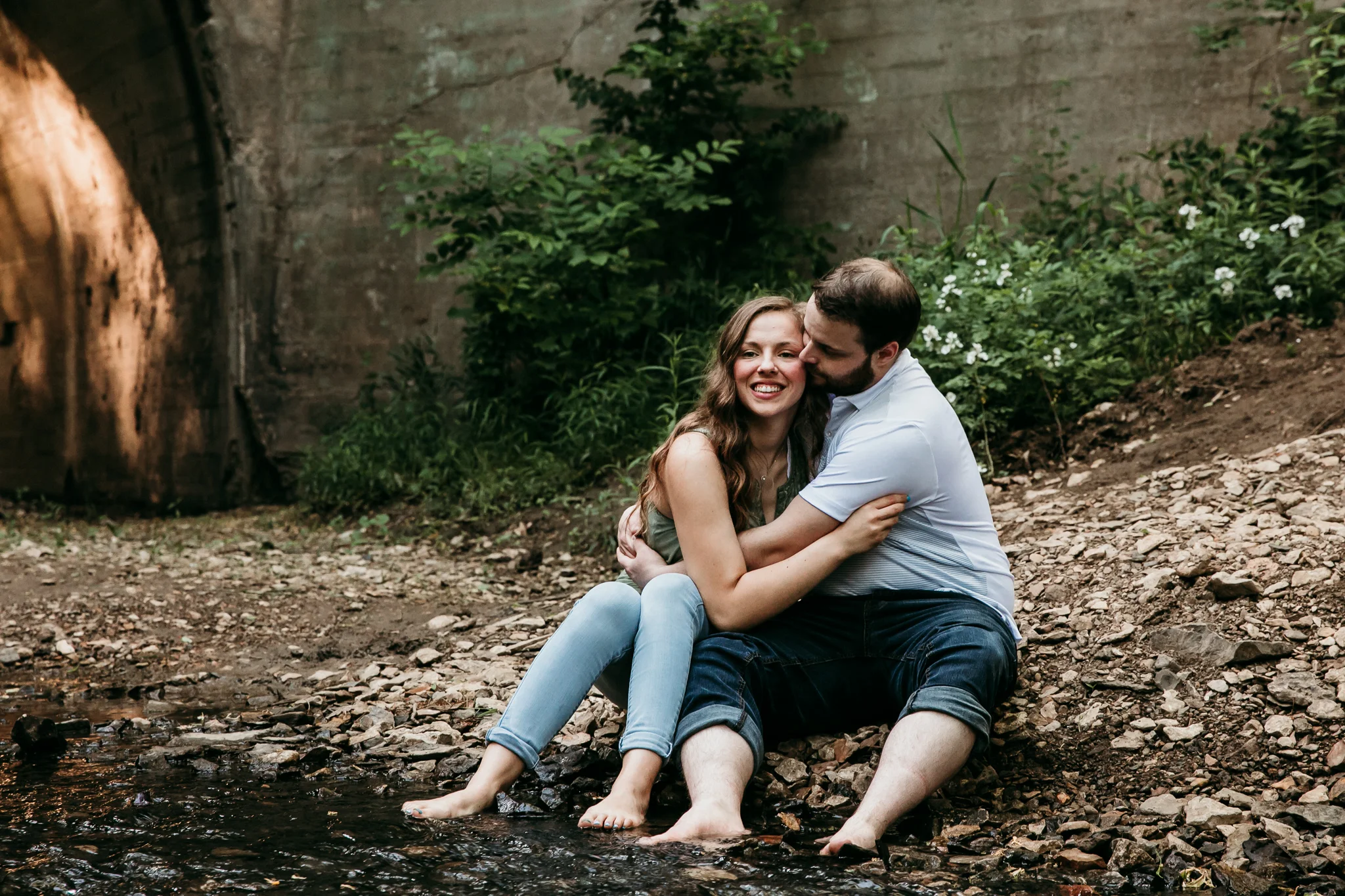Matt & Kara | Kansas City Engagement Photography in Forest by Merry Ohler | Kansas City Wedding Photographer