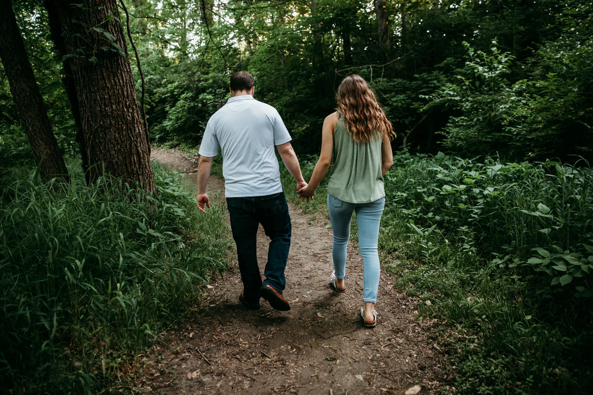 Matt & Kara | Kansas City Engagement Photography in the Forest by Merry Ohler | Kansas City Wedding Photographer