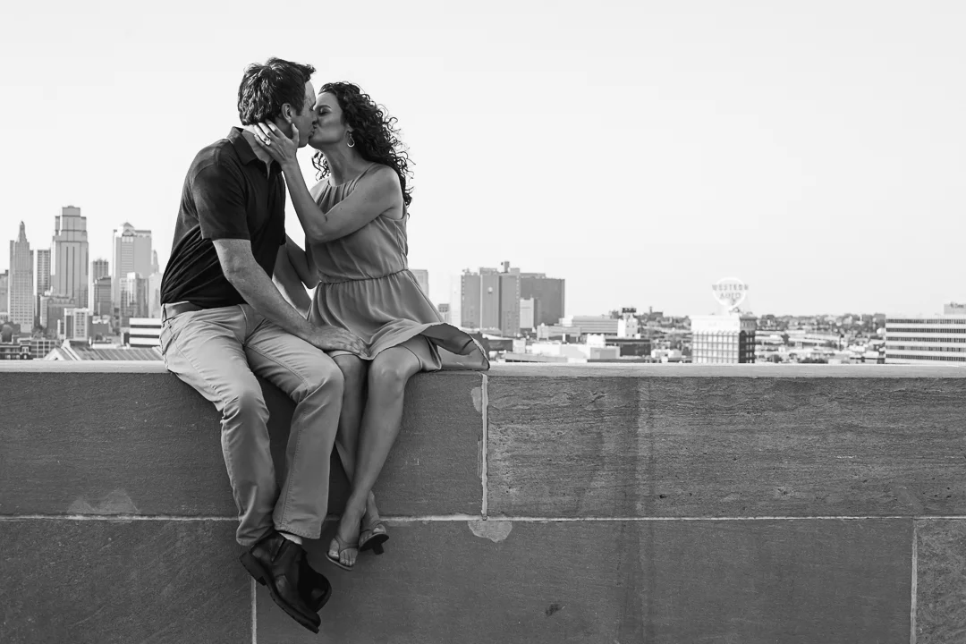 Lindsey & Reuel | Kansas City Engagement Photography at Liberty Memorial by Merry Ohler | Kansas City Wedding Photographer