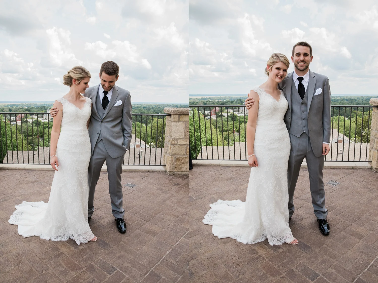 Lawrence Rooftop Terrace Wedding at The Oread by Merry Ohler