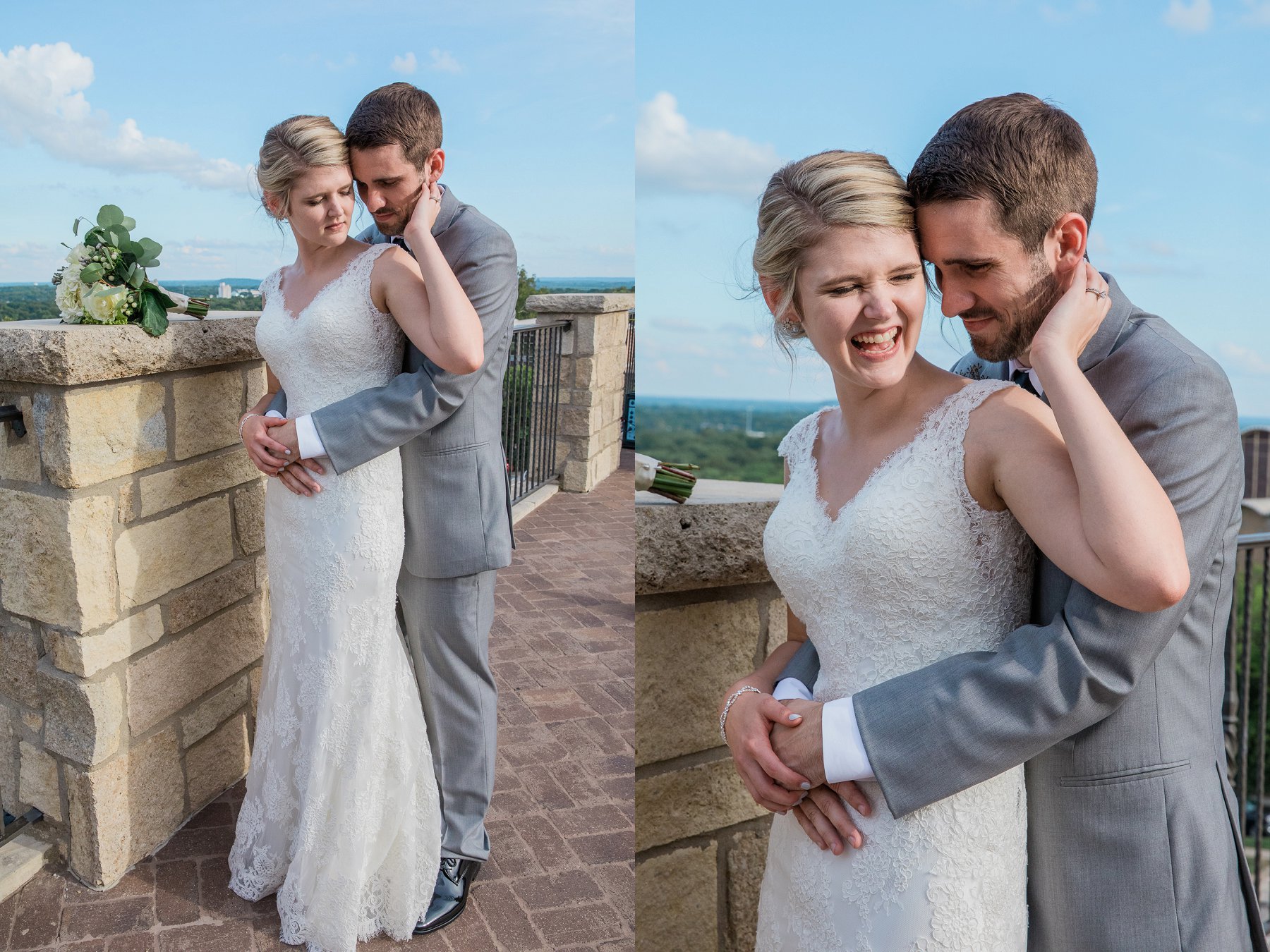 Lawrence Rooftop Terrace Wedding at The Oread by Merry Ohler