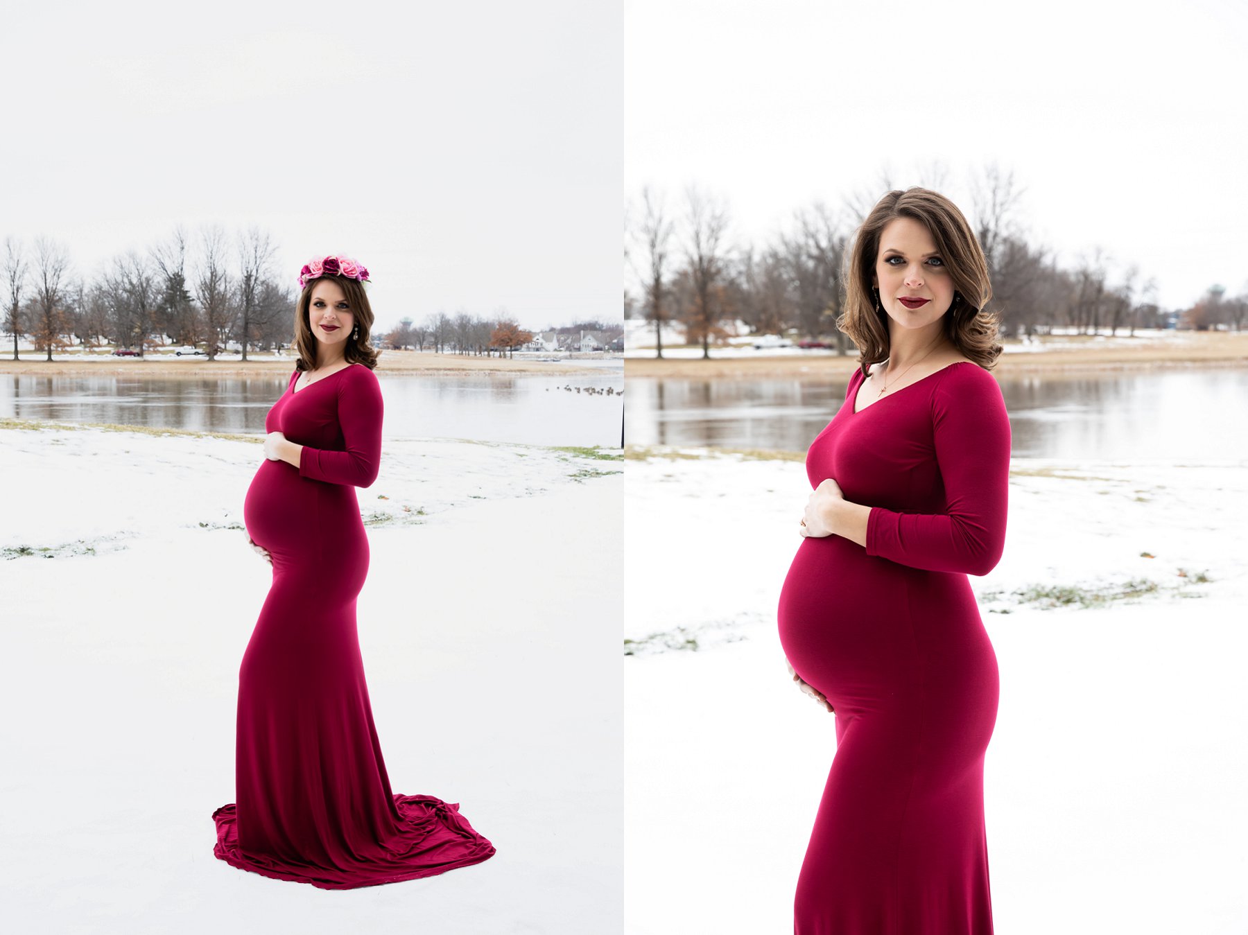 Winter Maternity Photography in Kansas City by Merry Ohler, Wedding Photographer Kansas City - 3