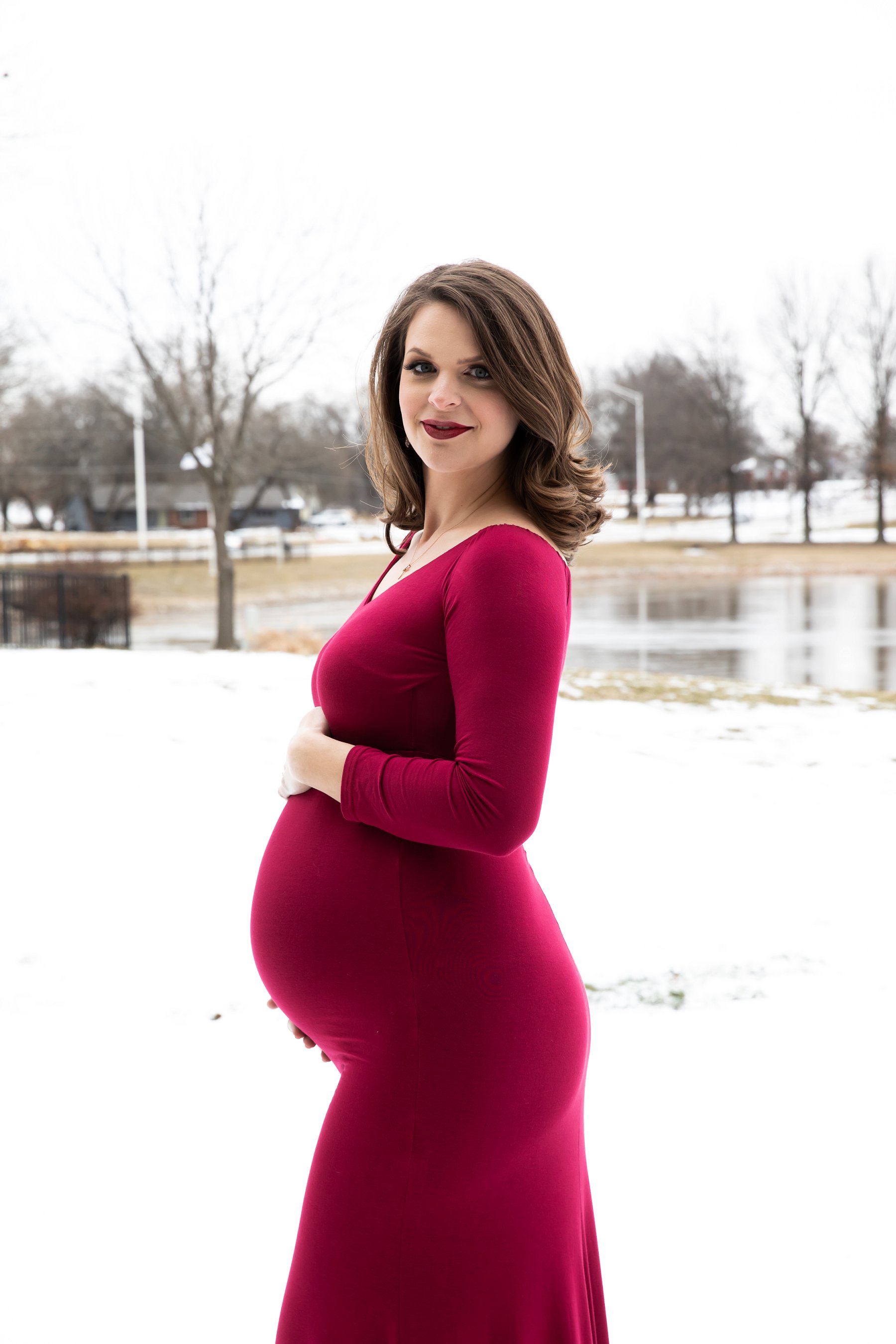 Winter Maternity Photography in Kansas City by Merry Ohler, Wedding Photographer Kansas City - 4