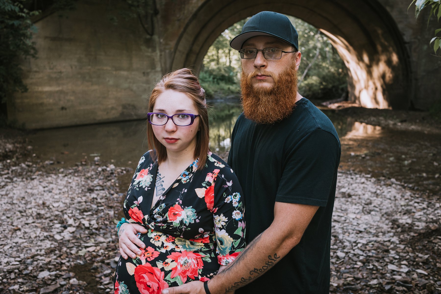 Creek Maternity Photography in Kansas City by Merry Ohler | Wedding Photographer Kansas City-12