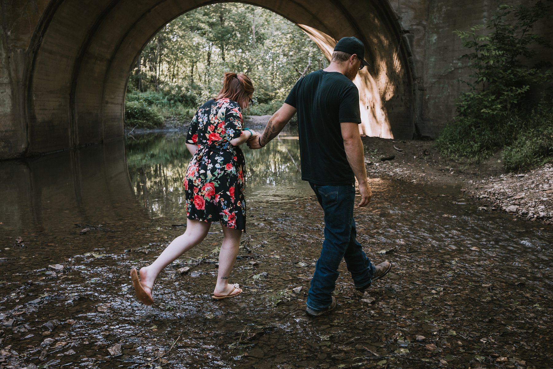 Creek Maternity Photography in Kansas City by Merry Ohler | Wedding Photographer Kansas City-13