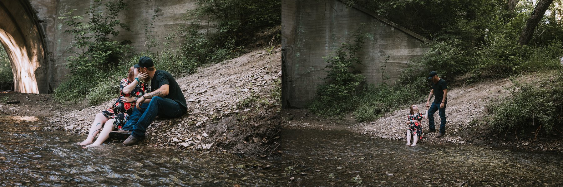 Creek Maternity Photography in Kansas City by Merry Ohler | Wedding Photographer Kansas City-19