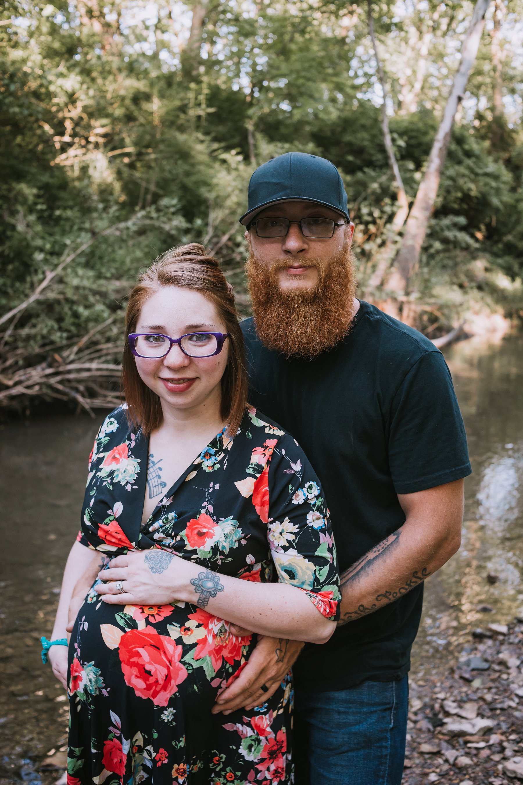 Creek Maternity Photography in Kansas City by Merry Ohler | Wedding Photographer Kansas City-26