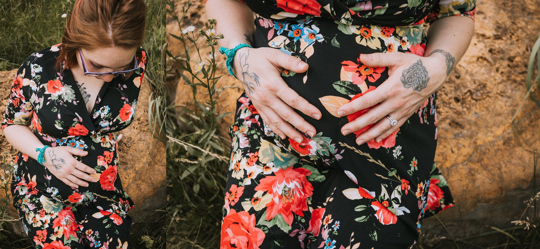 Creek Maternity Photography in Kansas City by Merry Ohler | Wedding Photographer Kansas City-30