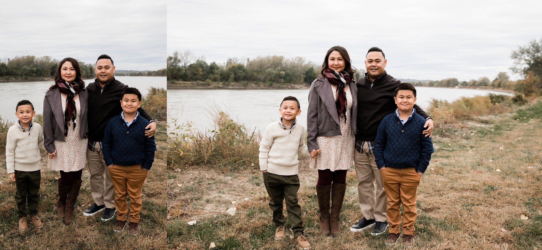 Fall Family Photography by River in Kansas City 8